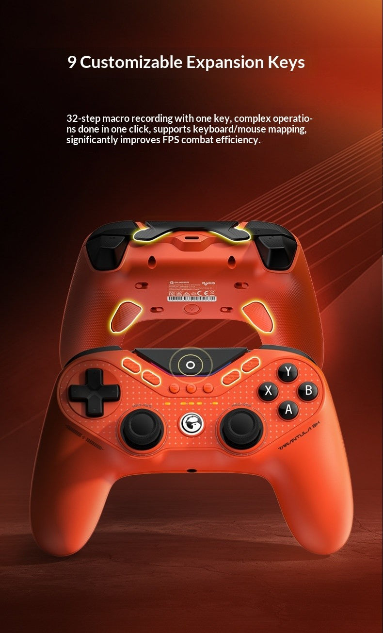 GameSir T3 Pro 8k Nine-Tailed Fox Wired Esports Controller for PC/Switch – JS13Pro TMR Joystick Hall Effect Triggers