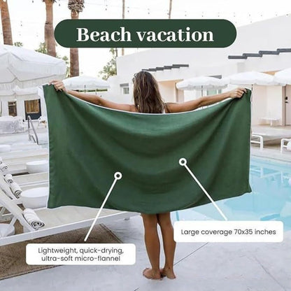 Beach Towel Bath Magnetic Beach Towel Towel During Beach Trips and Camping Magnetic Bath Towel Towel