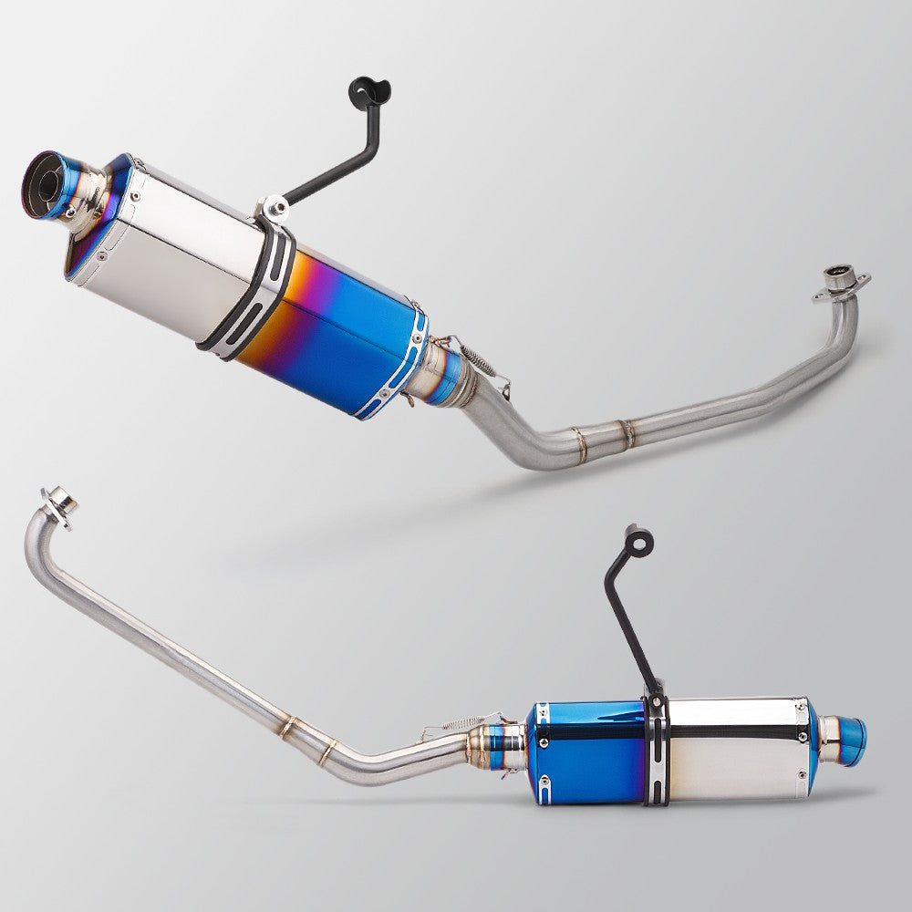Motorcycle full exhaust system For Cross super CUB110 CC110 CUB125 CUB CC110 2021-2024 High performance low/high exhaust