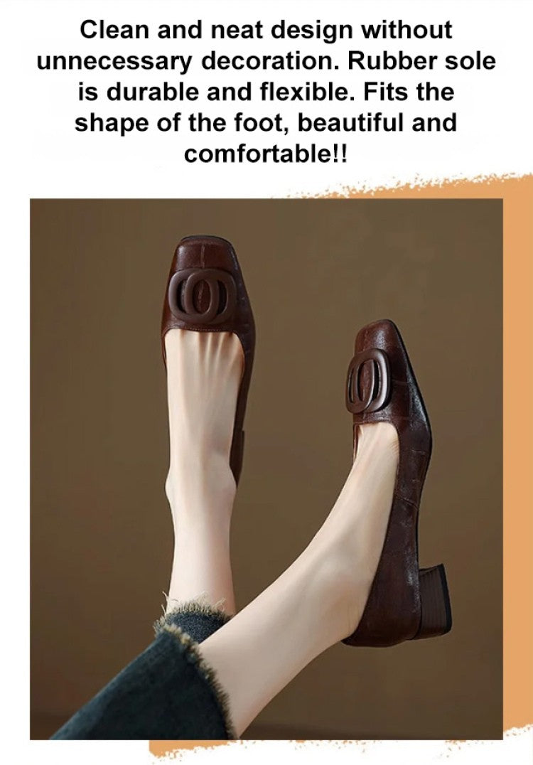 Spring New Women Flats Round Toe Shallow Slip On Ladies Casual Ballet Shoes Soft Leather Eelgant Dress Shoes