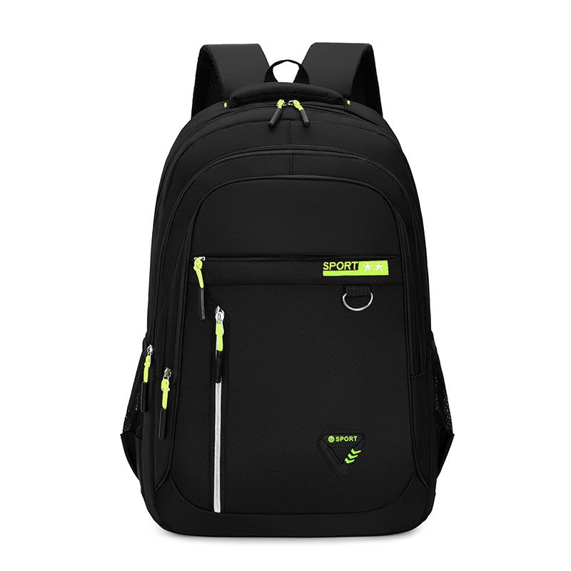 Mochila masculina - grande capacidade, alças ajustáveis, múltiplos compartimentos, adequada para escola, viagens e trabalho, casual