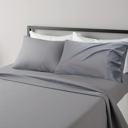 Sheet Set Breathable & Cooling Sheets Hotel Luxury Bed Sheets Extra Soft Easy Fit - 3/4 Piece Set