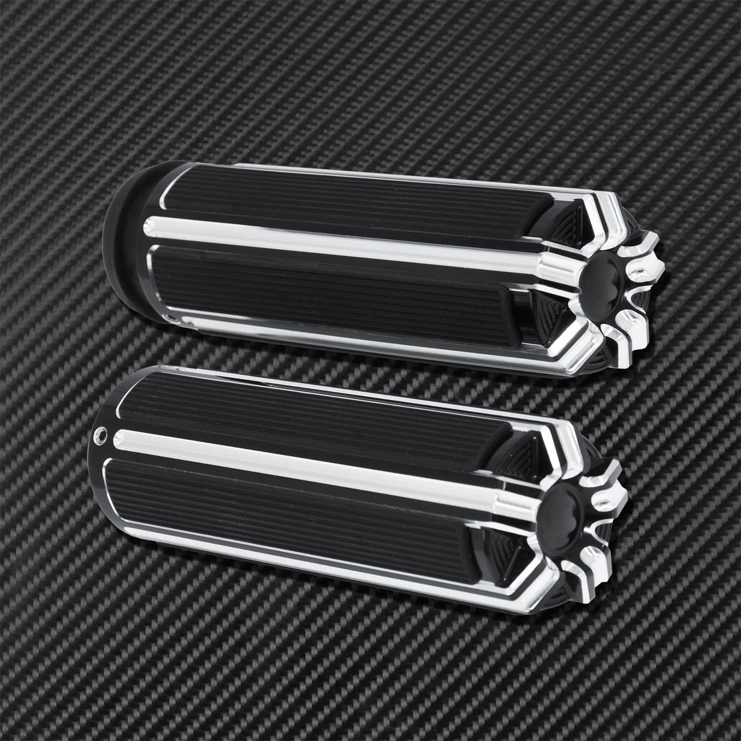 1'' Electronic Hand Grips Motorcycle 25mm Throttle Handle Bar Black/Chrome For Harley Softail FXDLS Breakout Touring FLHR Trike
