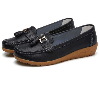 Women Shoes Nurse Loafers Shoes Classics Flats Zapatos Mujer Comfortable Flat Shoes Women White Casual Leather Women's Footwear