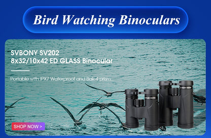 Binóculos Svbony SA203 Telescope 12x50 Profissional Poderoso BAK4 IPX7 À Prova D'Água Equipamento de Camping para Observação de Pássaros Observação de Estrelas