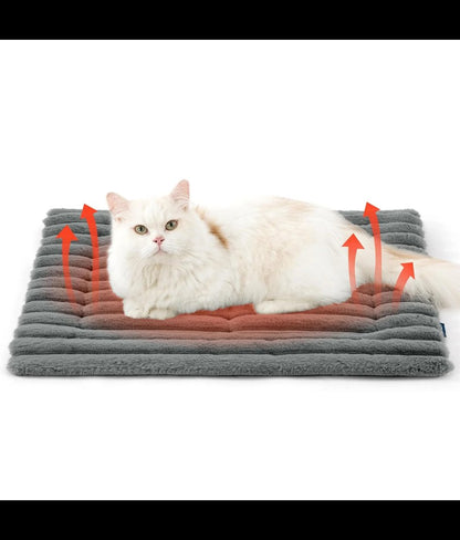 Tapete Autorrequecível para Gatos Pequenos, Almofada Térmica Autorrequecível para Cães, Tapete Térmico Extra Quente para Filhotes, Uso Interno e Externo, Antiderrapante e Lavável
