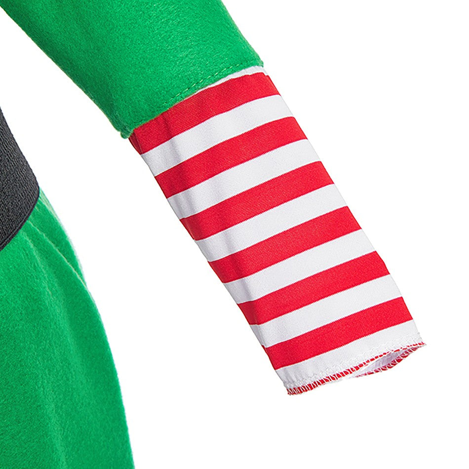 Kids Adult Christmas Clothing Set Kids Tops Pants Hat Belt Children Xmas Clothes Baby Boy Girl Birthday Outfit Elves Costume