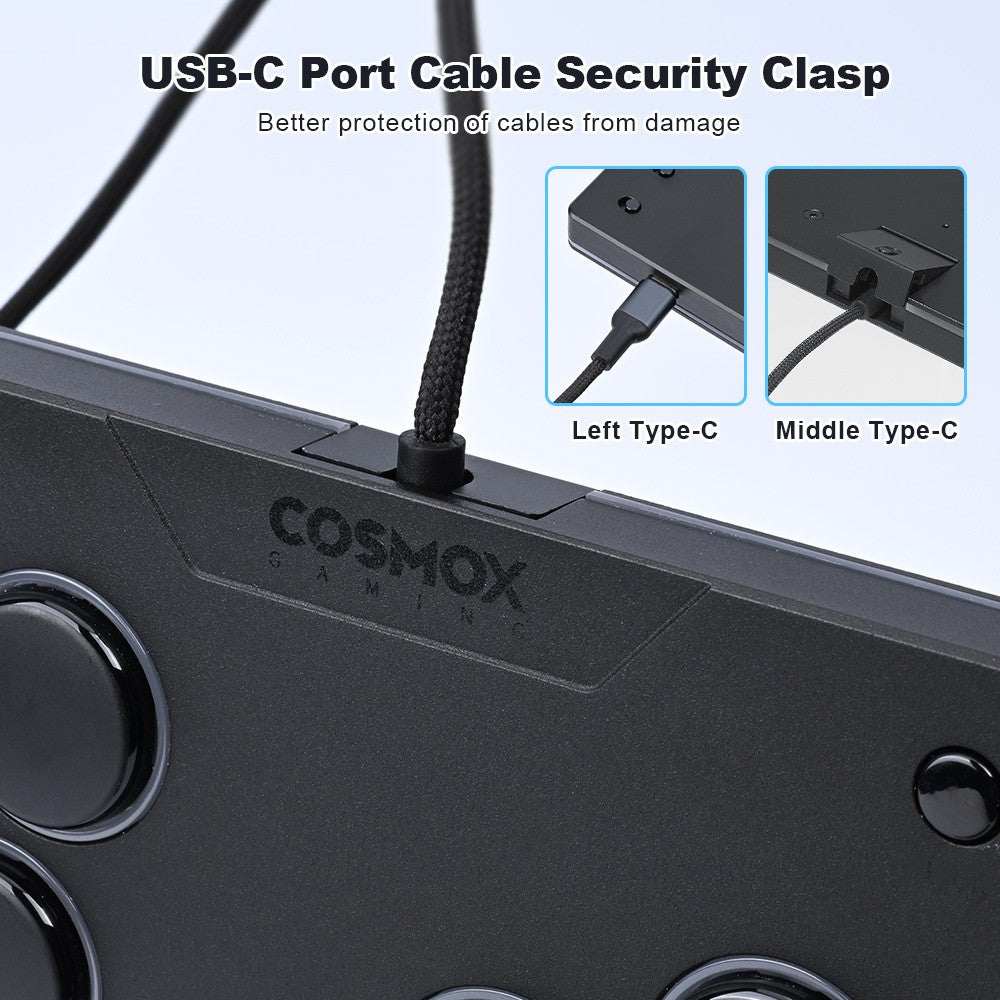Haute42-COSMOX M Ultra Mgen 2 Controle Leverless Para Ps4 Ps5 Steam Switch PC Hitbox Joystick Arcade Teclado de Jogo de Luta