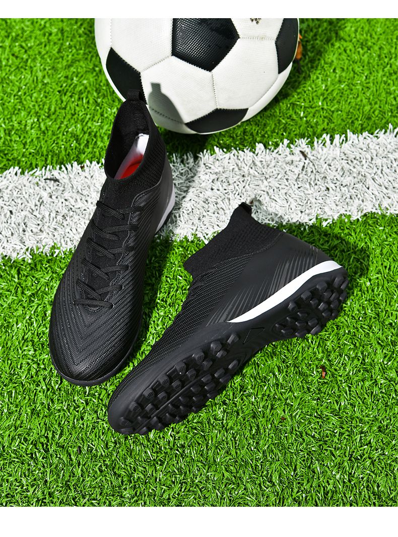 Men Fast Soccer Shoes Professional TF/FG Indoor Futsal Football Field Boot Unisex Society Cleats Long Spikes Sneaker Comfortable