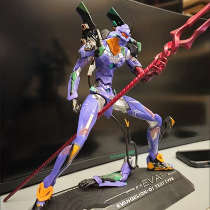 Venda quente de alta qualidade 33cm Evangelion 01 Anime Figura Eva Mutações Estatueta Coleção Estátua Enfeites de Mesa Presentes de Aniversário