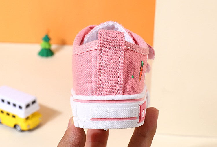 New Fashio Kid Shoe Boy Sneaker Shoe Spring Autumn Children Cartoon Canvas Sports Shoes Boys Girls Baby Board Shoes with Leisure