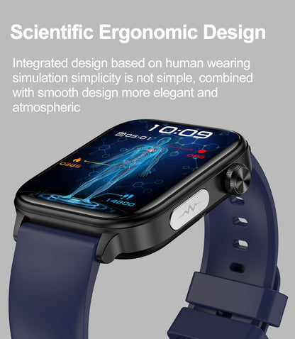 2025 Novo Para XIAOMI ECG+PPG Gordura Sanguínea Ácido Úrico Saúde Smartwatch Masculino Feminino Frequência Cardíaca Pressão Arterial Chamada Bluetooth Relógio Inteligente