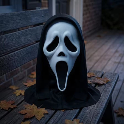 Ghostface Mask Scream Ghostface Mask Latex Horror Full Head Party Grimace Prank Cosplay Prop Hallowee Decor Party Supplies Gift