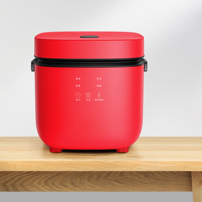 Mini Panela Elétrica de Arroz Automática Doméstica para Cozinha 1-2 Pessoas, Aquecedor de Alimentos a Vapor 1.2L Panela de Arroz Pequena