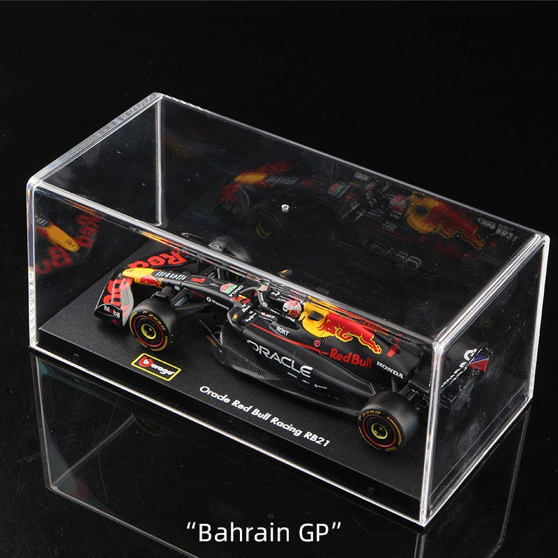 Bburago 1:43 Modelo F1 Com Capacete 2025 Liga Miniatura Diecast Carro de Corrida Fórmula Brinquedo MCL39 W16 SF25 RB21
