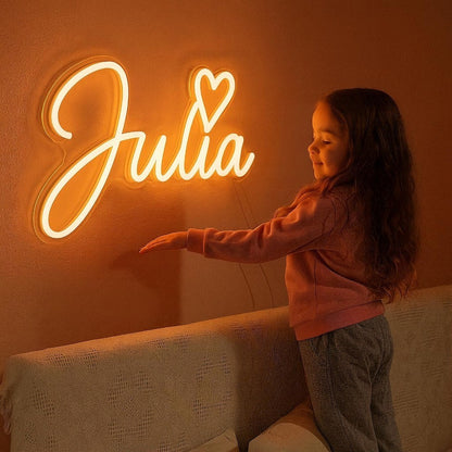 Custom Neon Sign Personalized Name Neon Sign LED Night Light Birthday Wedding Signs Room Bedroom Decoration Wall LED Neon Lamp