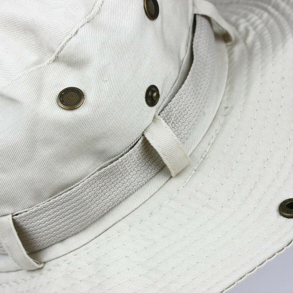Men Fishing Wide Brim Neck Flap Cover Sun Bucket Hat Hiking Cap Summer Hiking Fisherman Caps