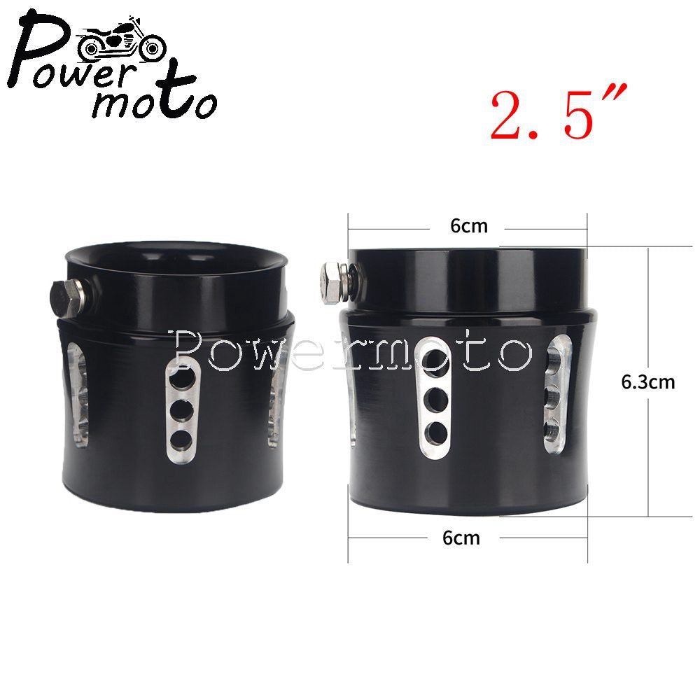 Custom 1-3/4" Exhaust Tip Cafe Racer Tail Pipe Cap for Harley Touring Sportster XL Chopper Bobber Scrambler XS650 CB500