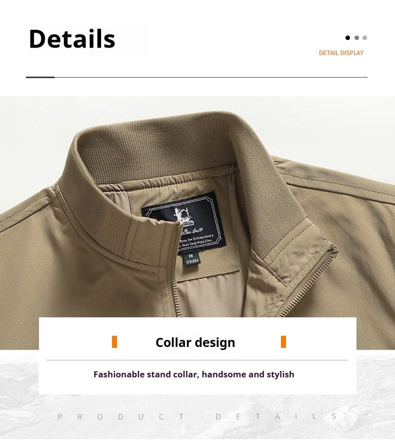 Cotton Flight Jackets for Men Spring and Autumn New Loose Oversized Men's Clothing Baseball Jacket Coats