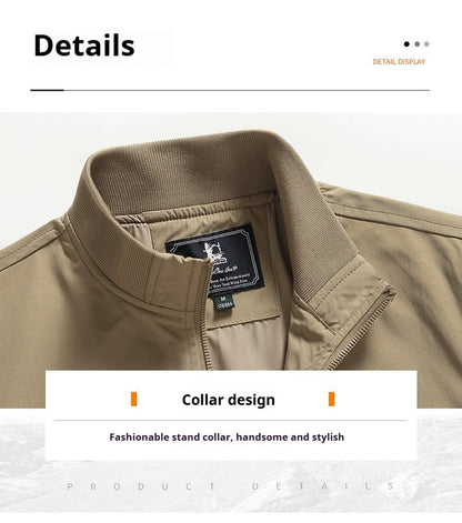 Cotton Flight Jackets for Men Spring and Autumn New Loose Oversized Men's Clothing Baseball Jacket Coats