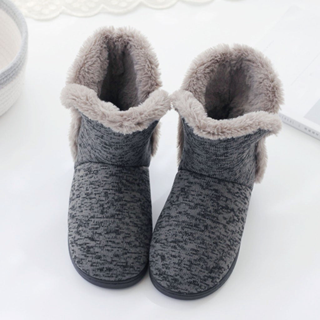 Insulated Hunting Boot Winter Men Models Soft Warm Home Boots Thick Fur Furry Men Short Plush Cotton Shoes Men Chukka Boots