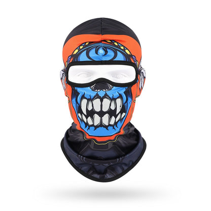 Quick-Dry Skull Face Mask - Breathable Sun Protection for Cycling & Outdoor Sports