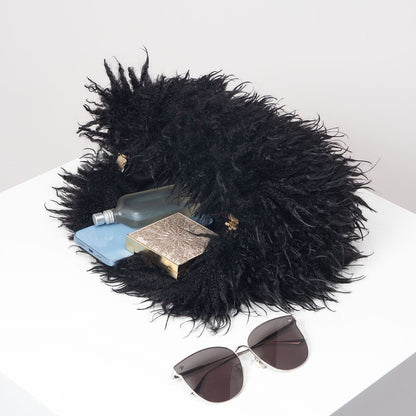 Y2K Plush Clutch Bag, Candy-Colored Women's Clip Bag, Elegant Evening Bag, Women's Dress Party, Wedding Accessory, Cute and Charming Girl's Wallet (Random Pattern)