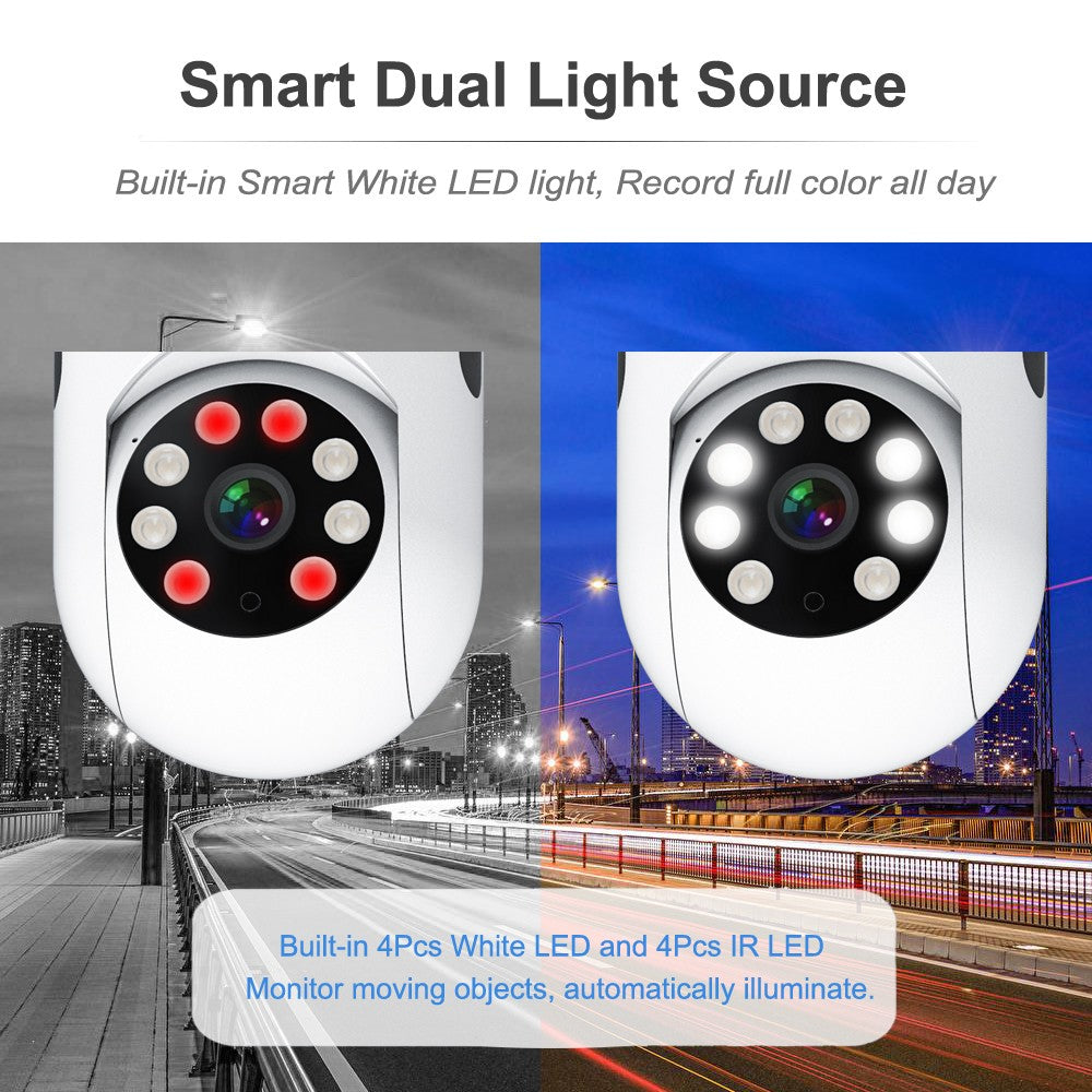 Tuya PTZ IP Camera Wireless Human Auto Tracking Cctv Security Surveillance Smart Cloud Color Night Vision Wifi Home Cam