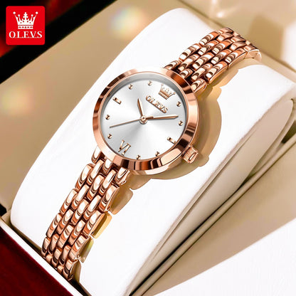 OLEVS 9992 Luxury Women's Watches Elegant Luxury Gold Watch for Women Quartz Waterproof Wristwatches Ladies Relojes Para Mujer