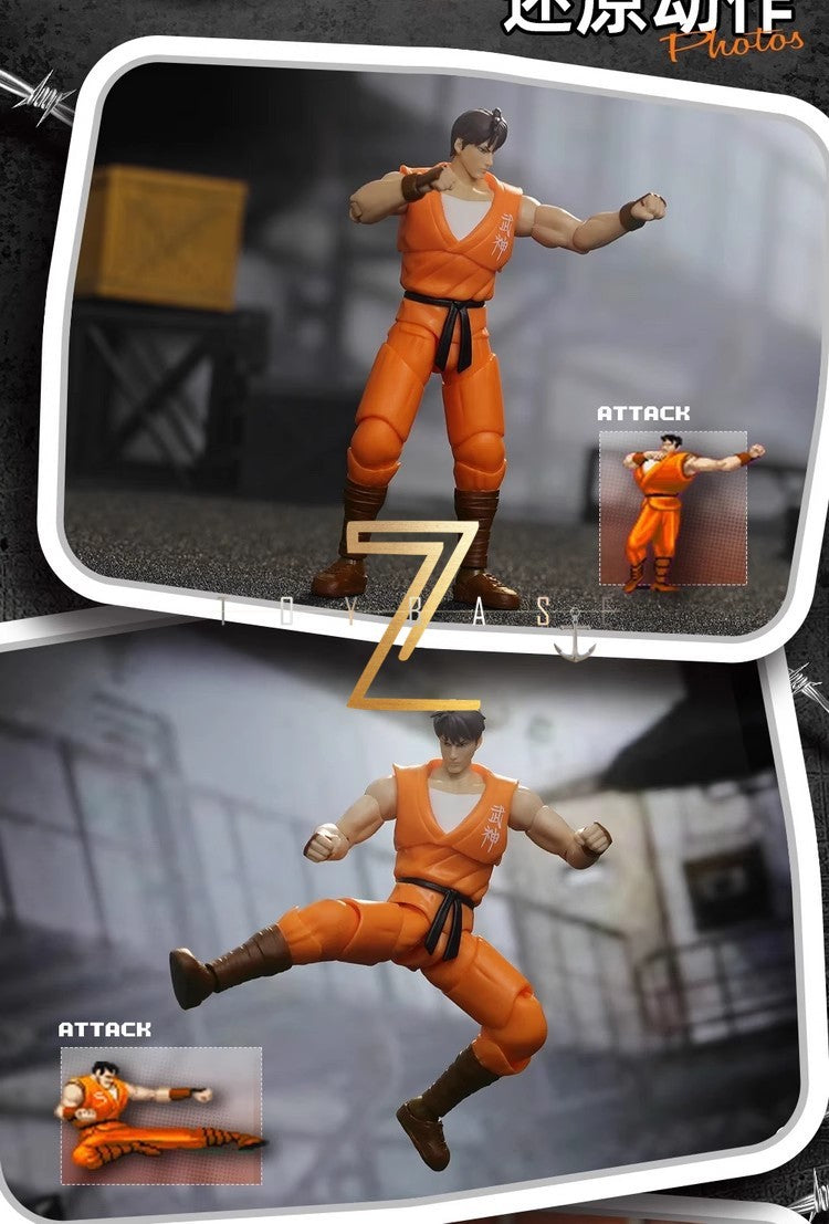 Pronta Entrega 52toys Capcom Final Fight Boneco de Ação 3.75 Polegadas Brinquedo Modelo Soldado Legal para Amantes de Jogos Decoração Menino Presente Surpresa