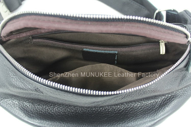 Fashion Genuine Leather waist bag for men fanny pack Leather belt bag waist pack bum bag money belt waist pouch molle pochete