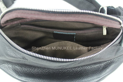 Fashion Genuine Leather waist bag for men fanny pack Leather belt bag waist pack bum bag money belt waist pouch molle pochete