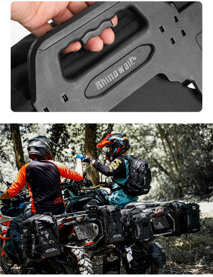 Rhinowalk Motorcycle Side Bag Quick Release Waterproof 35L Anti-Theft With Lock Hole For BMW R1300GS  R1250GS R1200GS S1000XR
