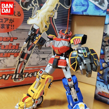 Em Estoque Bandai Dx Mighty Morphin Power Rangers Anime Daizyuzin Action Figures Kyoryu Sentai Zyuranger Modelo Brinquedos Infantis Presentes