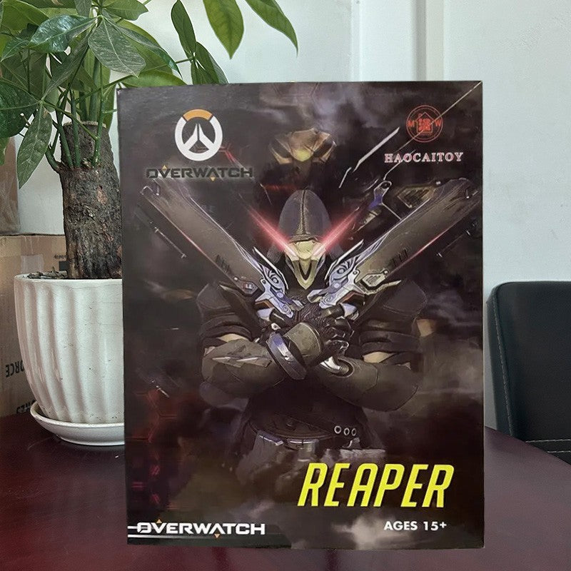 Play Arts Hot Toys Overwatch Grim Reaper Tracer Figma 352 Reaper Tracer Genji Gabriel Reyes Action Figure Collection Toy Gifts