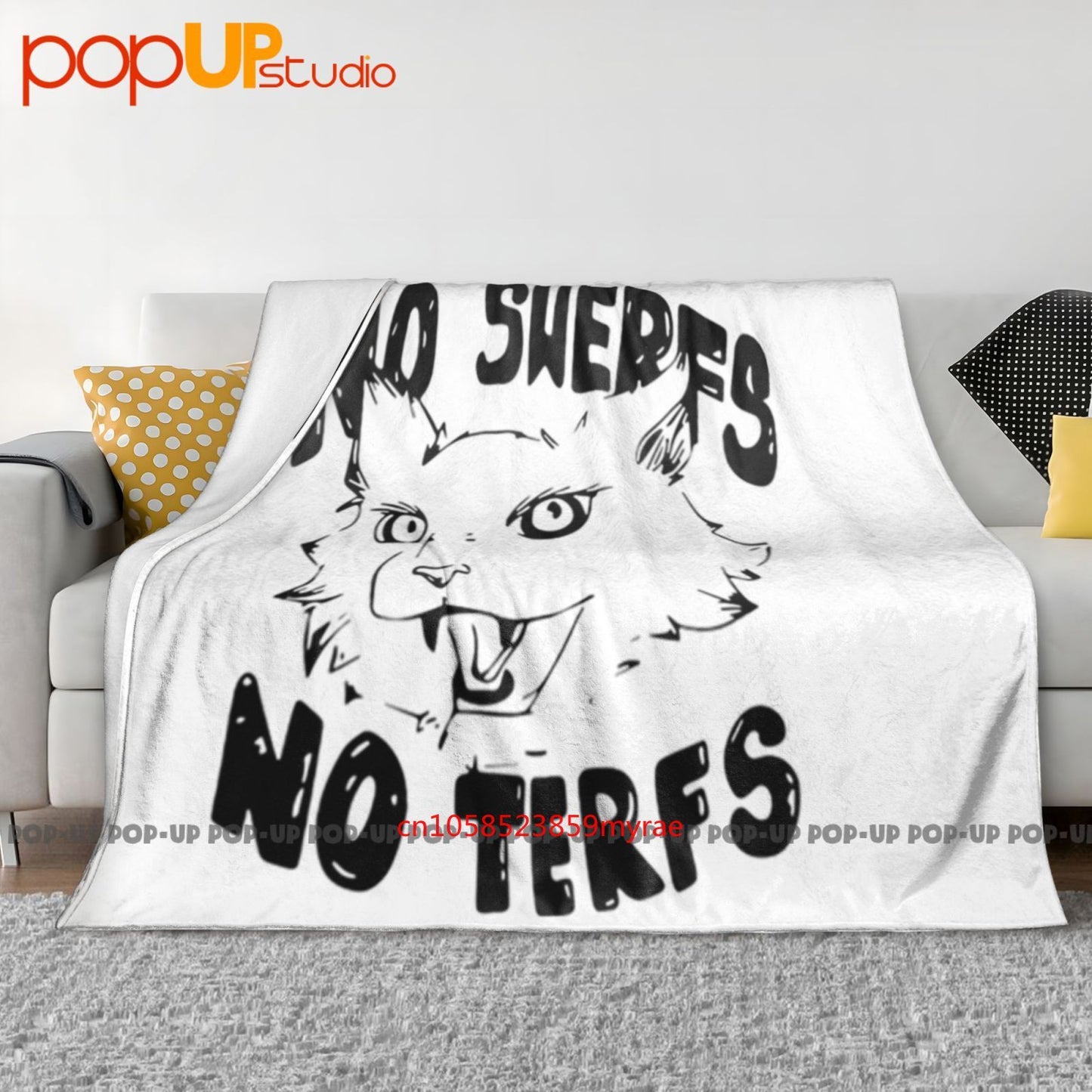 Gato Sem Swerfs Sem Terfs Manta Ultramacia Colcha de Inverno Capa de Sofá Capas de Cama
