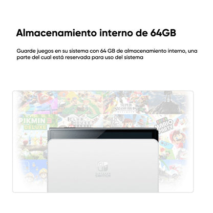 Original Nintendo Switch OLED Model 7 Inch Screen Joy?Con Handle Enhanced Audio Adjustable Console Stable TV Mode Video Game