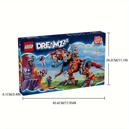 O Lego 71484 é um conjunto da série Dream City Hunter que consiste em 917 peças, recomendado para montagem por pessoas a partir de 9 anos.