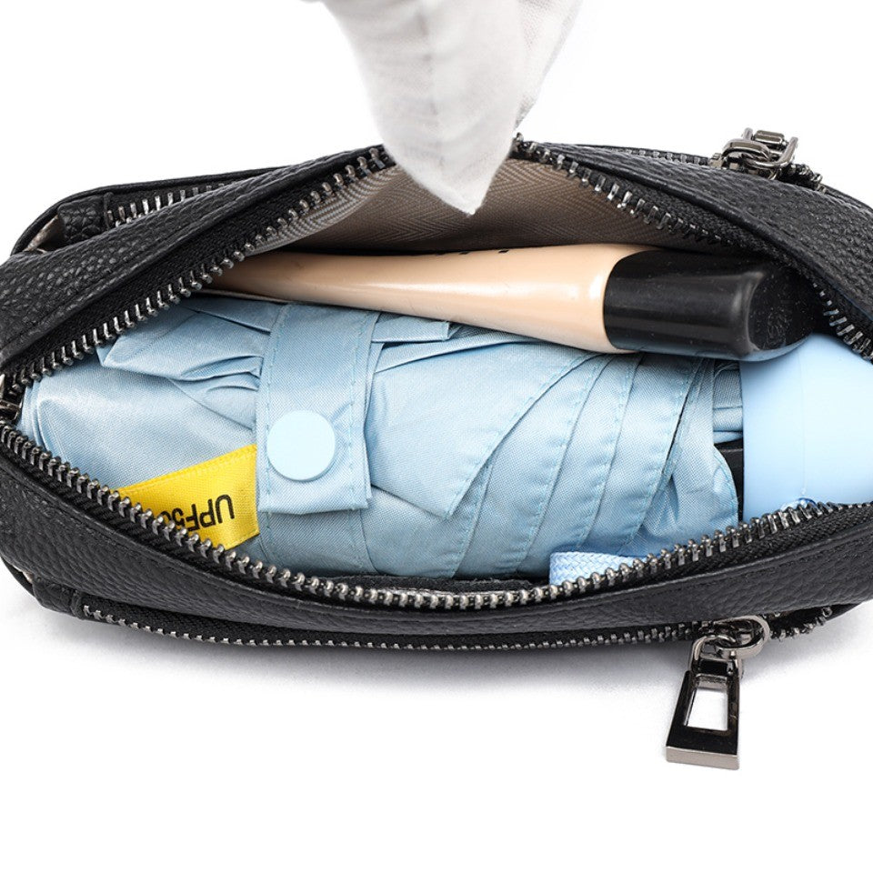 100% Genuine Cow Leather Wallet Purse Luxury Handbags Women Bags Designer Ladies Clutches Bags for Women Top Quality Phone Sac