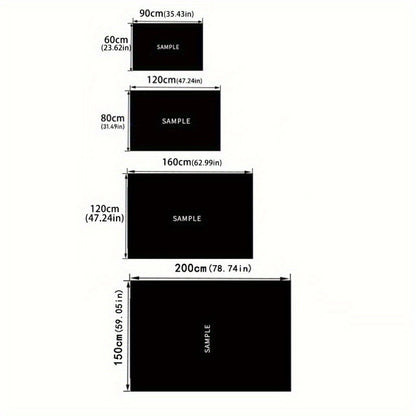 Blue Sports Car Design Area Rug, for Living Room, Bedroom, Game Room Decor - Car Art Floor Mat