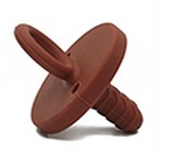 TYRY.HU Baby Newborn Soft Food Silicone Nipple Infant Safe Circle Type Nipples Toddler Pacifier Kids Teether Toy For Boy Girls