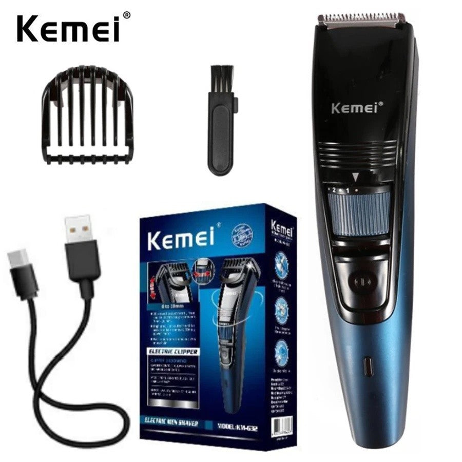 Kemei KM-632 Men Electric Shaver Professional Beard Trimmer For Men Hair Trimmer Grooming Electric Shaver Head Cutter Machine