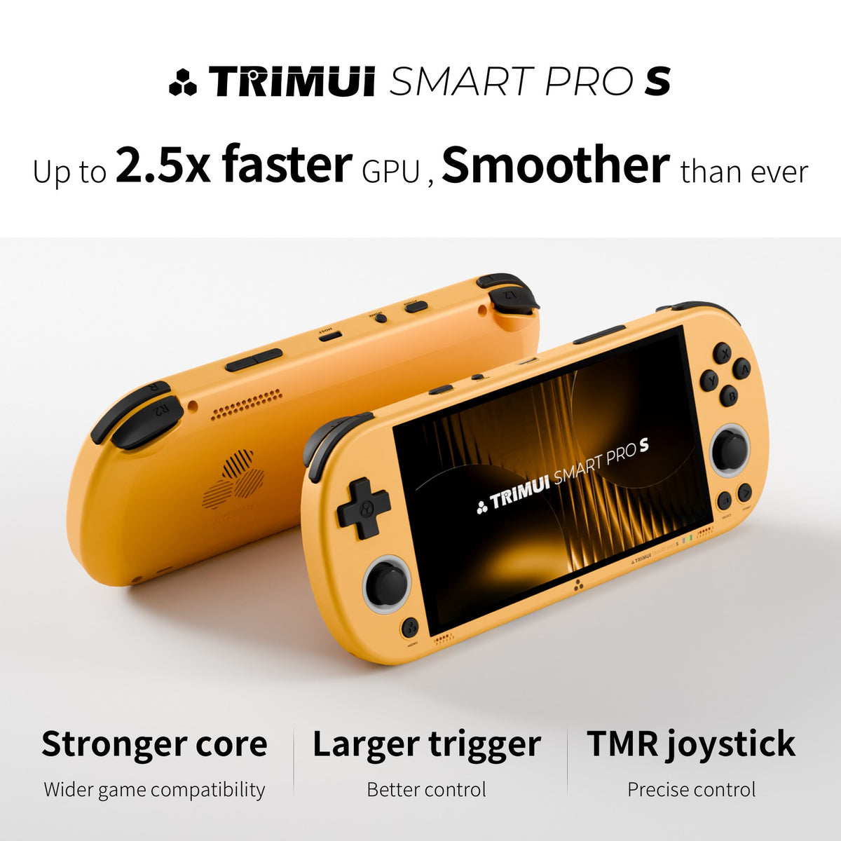 Trimui Smart Pro S TG5050 Handheld Game Console - Best for PSP Game, Octa-core 2.0GHz, 4.96" IPS Display, 5000mAh Battery