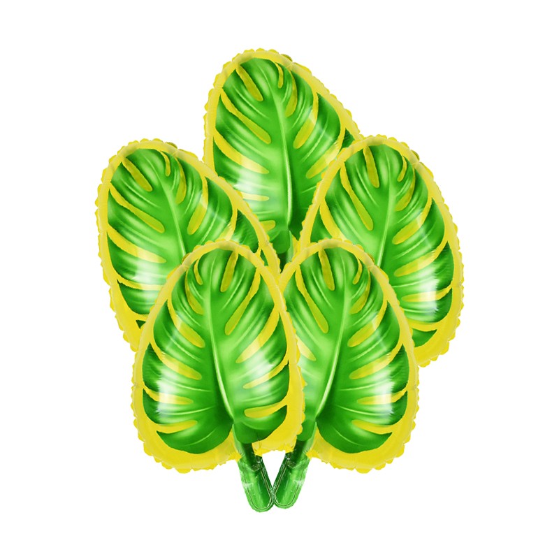 1/5pcs Tropical Balloon Hawaiian Balloons Luau Summer Helium Balloons for Birthday Hawaii Aloha Beach Pool Party Decorations