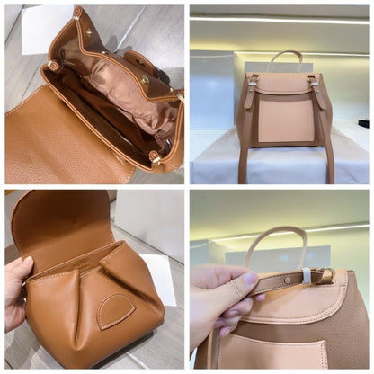 French Style Niche Fashion Crossbody Top Handle Bag Women Pu Leather Casual Daily Luxury Handbag Adjustable Shoulder Strap Y2k