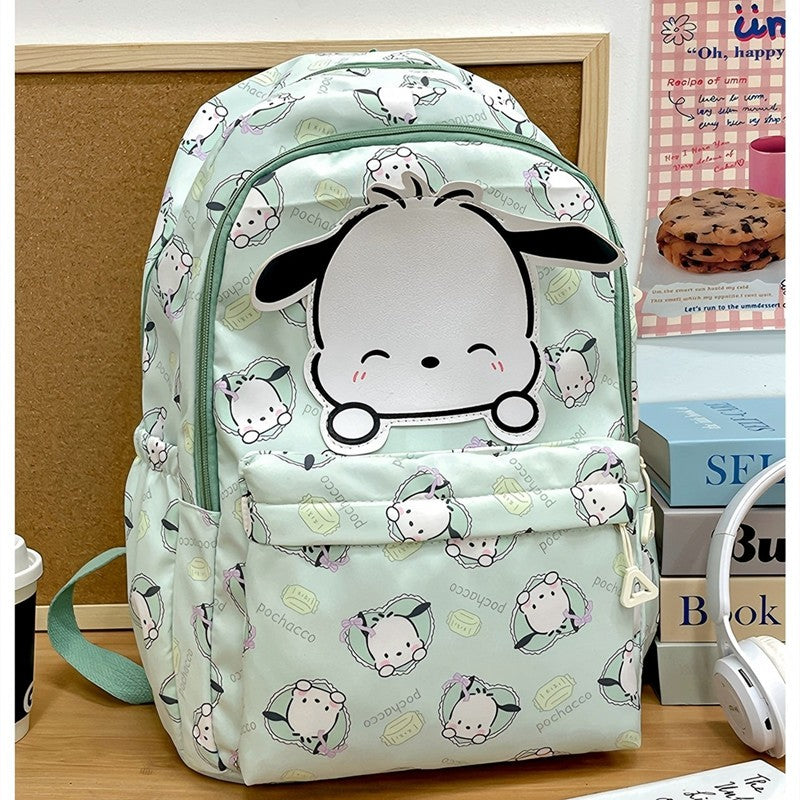 Mochilas infantis de desenho animado de grande capacidade, mochila escolar fofa para meninos e meninas, bolsa de ombro de alta qualidade.