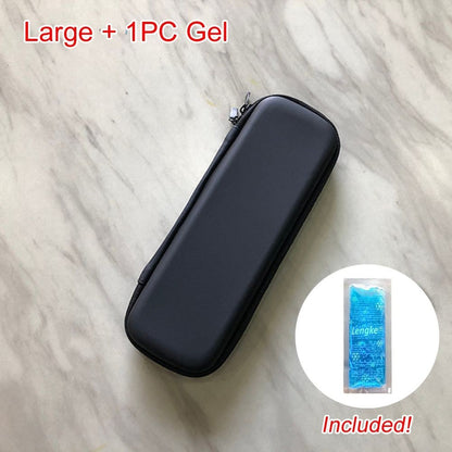 Portable with Gel Thermal Insulated Medicla Cooler Travel Case Insulin Cooling Bag Pill Protector