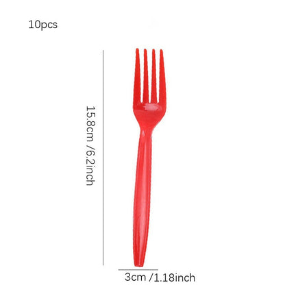JUSTINLAU Christmas Cutlery Disposable Tableware Set Paper Plates Paper Cups Tissues Tablecloth Dining Plates Christmas Themed