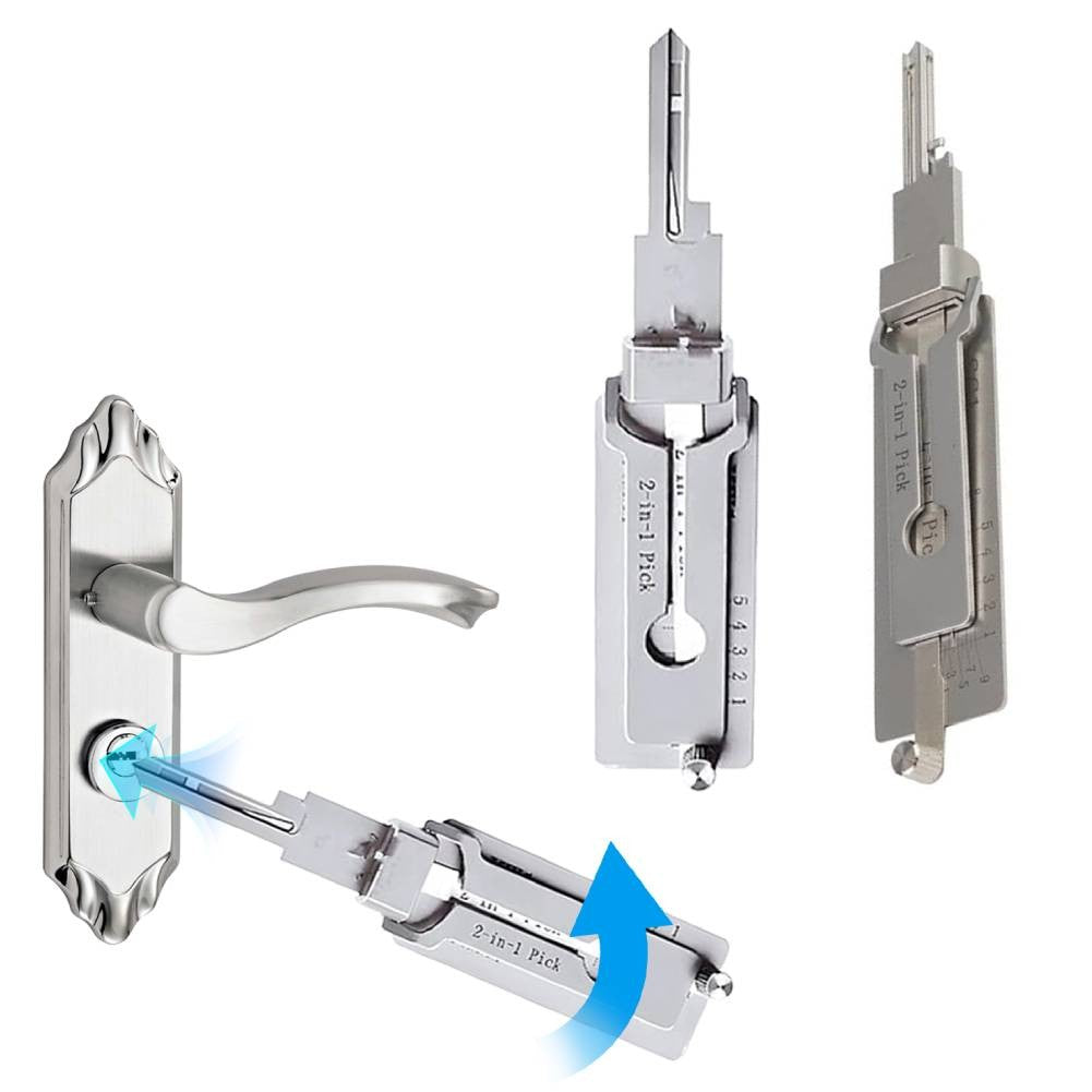 Kit de Ferramentas para Decodificador de Chave em Aço Inoxidável com Oring e Gancho para Manutenção e Reparo