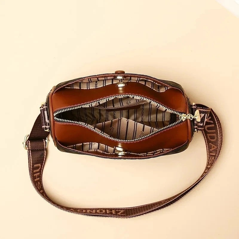 New Luxury High Quality Women Messenger Bag Famous Designer Lady Shoulder Bags Fashionable Checkered Trendy Crossbody Sac A Main